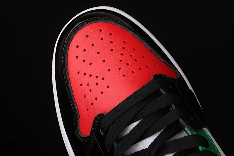 All categories Air Jordan Jordan series basketball shoes Air Jordan 1 Mid Air Jordan 1 Mid SE AJ1 Joe 1 patent leather multi-color splicing mid-top versatile casual sports sneakers DB5454-001